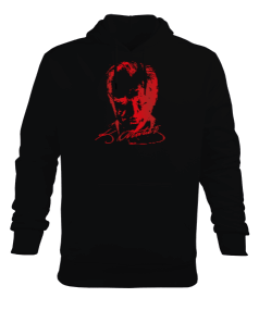atatürk Erkek Kapüşonlu Hoodie Sweatshirt - Tisho