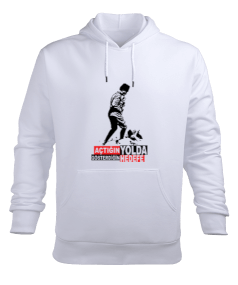 Atatürk Erkek Kapüşonlu Hoodie Sweatshirt - Tisho