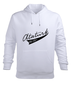 ATATÜRK Erkek Kapüşonlu Hoodie Sweatshirt - Tisho