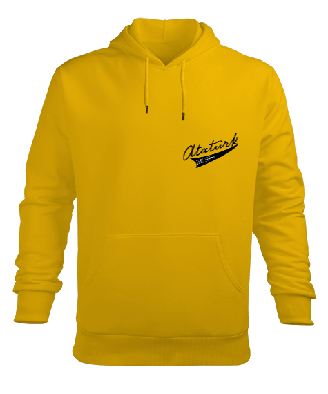atatürk Erkek Kapüşonlu Hoodie Sweatshirt - Tisho