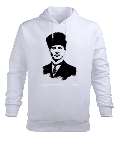 Tisho - ATATÜRK Erkek Kapüşonlu Hoodie Sweatshirt