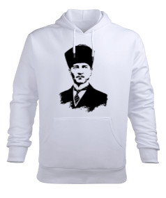 ATATÜRK Erkek Kapüşonlu Hoodie Sweatshirt - Tisho