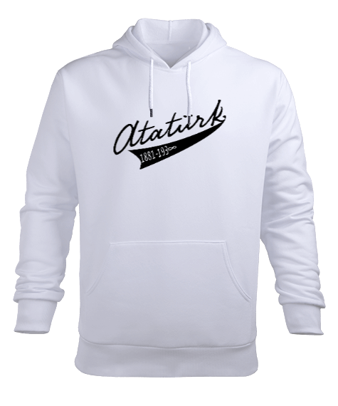 Tisho - ATATÜRK Erkek Kapüşonlu Hoodie Sweatshirt