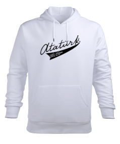 ATATÜRK Erkek Kapüşonlu Hoodie Sweatshirt - Tisho