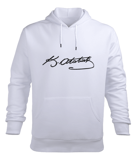 ATATÜRK Erkek Kapüşonlu Hoodie Sweatshirt - Tisho