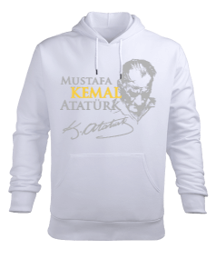ATATÜRK Erkek Kapüşonlu Hoodie Sweatshirt - Tisho