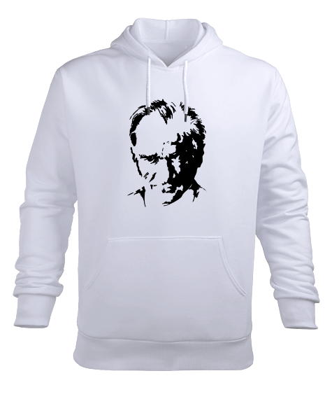 Tisho - Atatürk Erkek Kapüşonlu Hoodie Sweatshirt