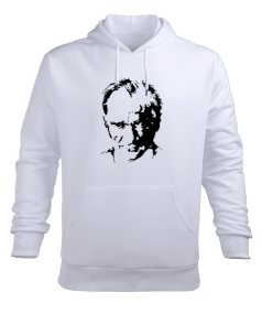 Atatürk Erkek Kapüşonlu Hoodie Sweatshirt - Tisho