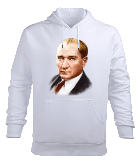 Tisho - Atatürk Erkek Kapüşonlu Hoodie Sweatshirt