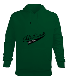 ATATURK Erkek Kapüşonlu Hoodie Sweatshirt - Tisho