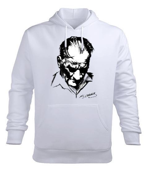 Tisho - Atatürk Erkek Kapüşonlu Hoodie Sweatshirt