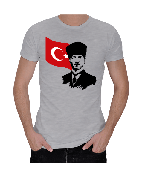 Tisho - atatürk Erkek Regular Kesim Tişört