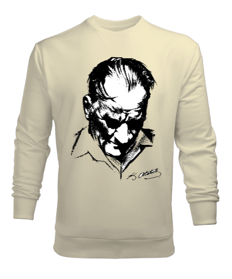 Tisho - Atatürk erkek sweatshirt Erkek Sweatshirt