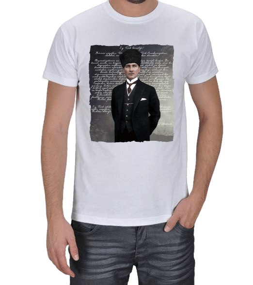 Tisho - Atatürk Gençliğe hitabe Erkek Tişört