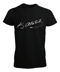 ATATÜRK İMZA ERKEK Erkek Tişört - Tisho