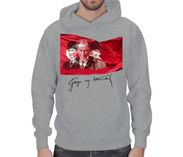 ATATÜRK İMZA Erkek Kapşonlu - Tisho