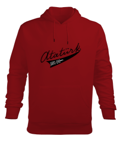 Atatürk imzalı erkek kapşonlu Erkek Kapüşonlu Hoodie Sweatshirt - Tisho