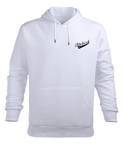 ATATÜRK İMZALI Erkek Kapüşonlu Hoodie Sweatshirt - Tisho
