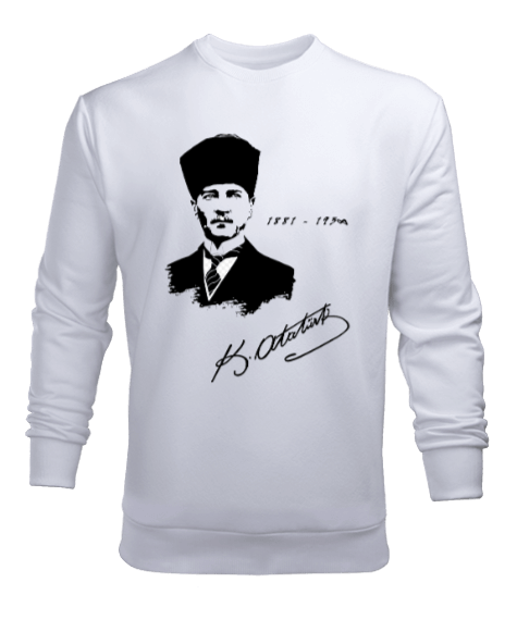 Tisho - Atatürk imzalı Erkek Sweatshirt