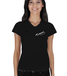 Atatürk İmzalı V Yaka Kadın V Yaka - Tisho