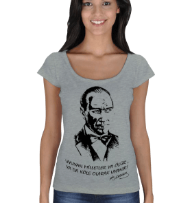 atatürk Kadın Açık Yaka - Tisho
