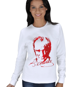 ATATÜRK KADIN SWEATSHIRT - Tisho