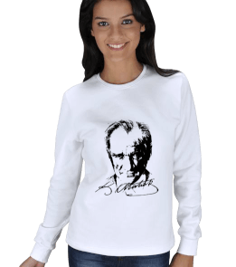 ATATÜRK KADIN SWEATSHIRT - Tisho