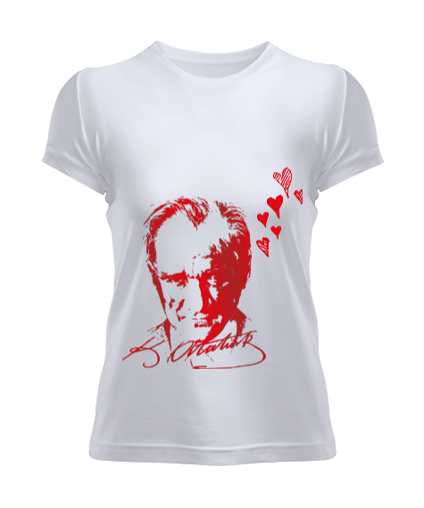 Atatürk Kadın Tişört - Tisho