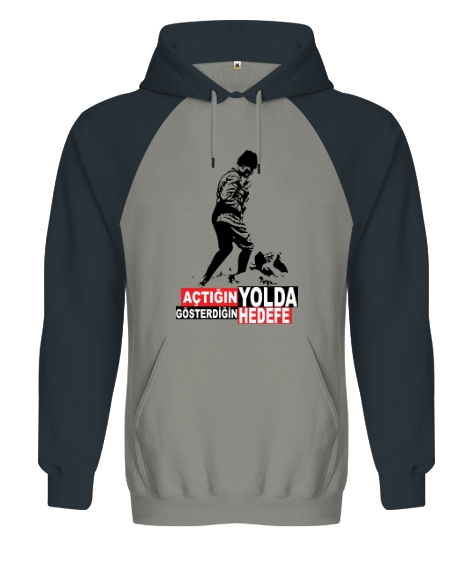 Tisho - Atatürk Orjinal Reglan Hoodi Unisex Sweatshirt Orjinal Reglan Hoodie Unisex Sweatshirt