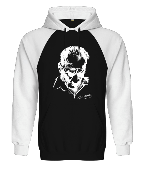 Tisho - atatürk Orjinal Reglan Hoodie Unisex Sweatshirt