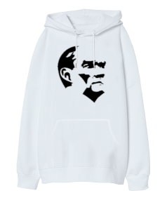 Atatürk Oversize Unisex Kapüşonlu Sweatshirt - Tisho
