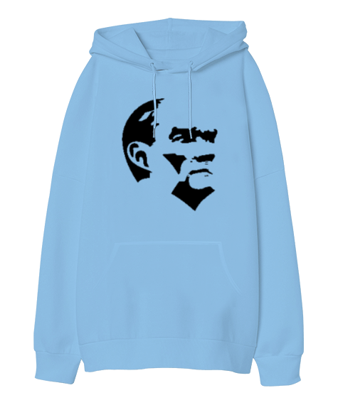 Tisho - Atatürk Oversize Unisex Kapüşonlu Sweatshirt