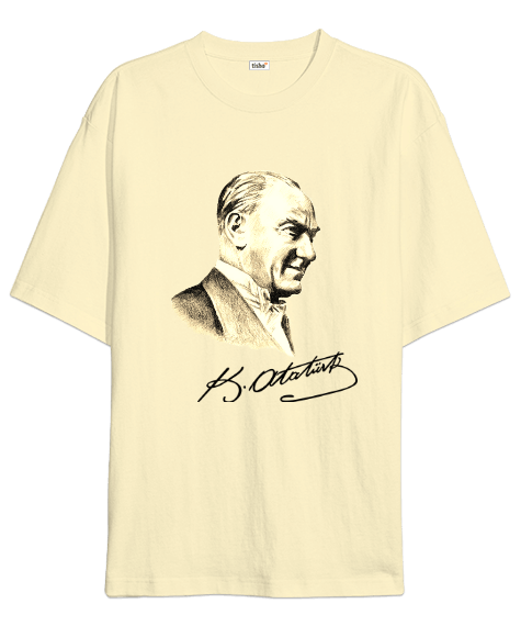 Tisho - Atatürk Oversize Unisex Tişört