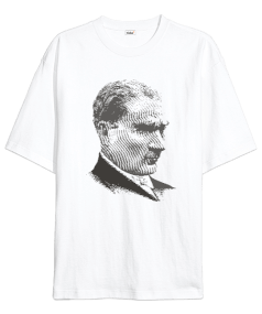 Atatürk Oversize Unisex Tişört - Tisho