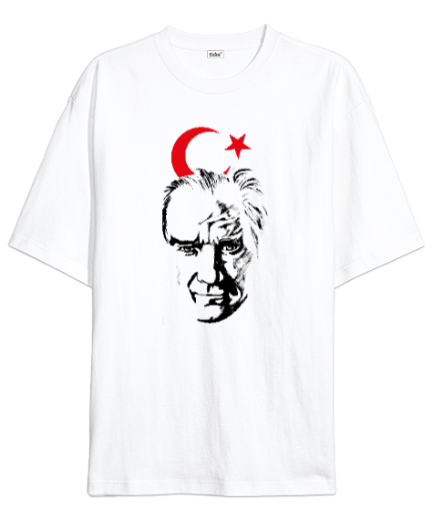 Tisho - Atatürk Oversize Unisex Tişört