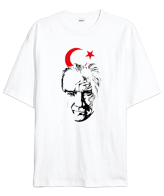 Atatürk Oversize Unisex Tişört - Tisho