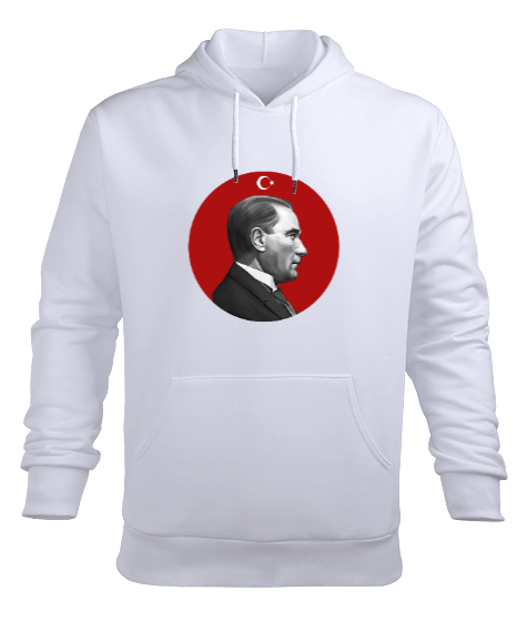 Tisho - Atatürk P1 Erkek Kapüşonlu Hoodie Sweatshirt