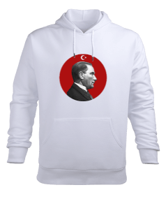 Atatürk P1 Erkek Kapüşonlu Hoodie Sweatshirt - Tisho