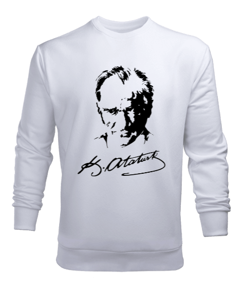 Tisho - Atatürk Portresi Erkek Sweatshirt