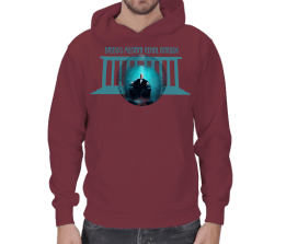 Atatürk Resim Baskılı Kapşonlu Erkek Polar Erkek Kapşonlu - Tisho