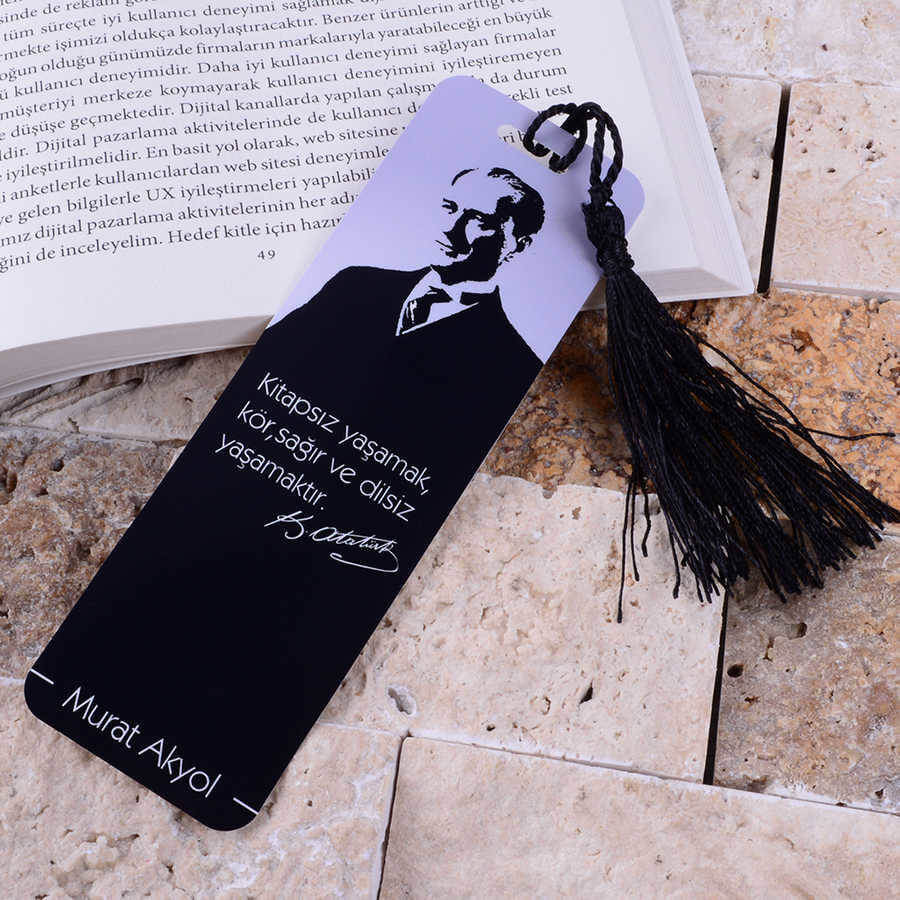 Tisho - Atatürk Resimli Kitap Ayracı