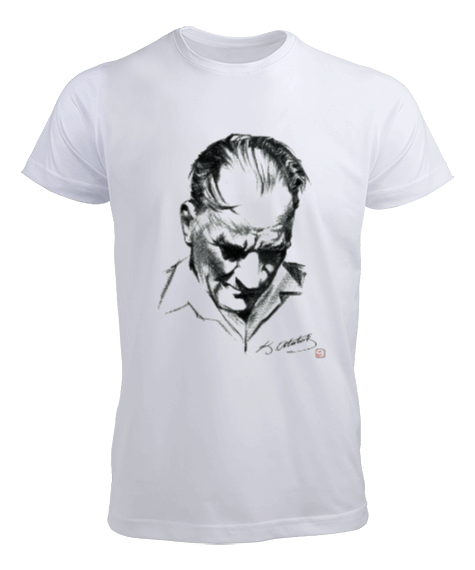 Tisho - Atatürk resmi Erkek Tişört