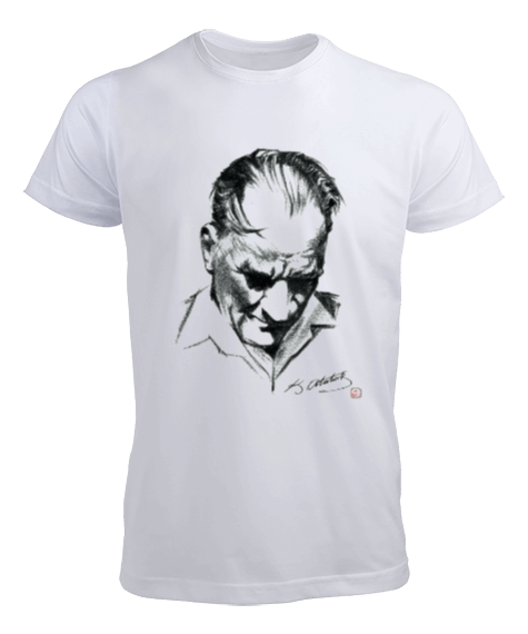 Atatürk resmi Erkek Tişört - Tisho