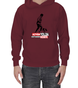 Atatürk selam Erkek Kapşonlu - Tisho