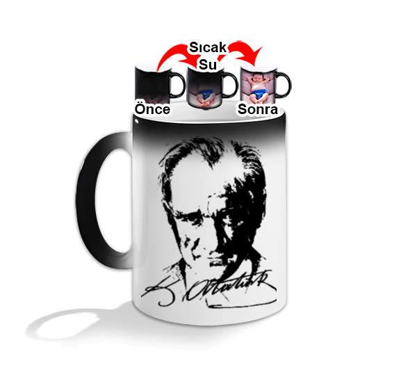 Tisho - Atatürk Sihirli Kupa Bardak