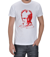 Tisho - Atatürk Silüetli Erkek Tişört
