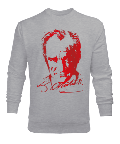 Tisho - ATATÜRK SWEATSHİRT Erkek Sweatshirt