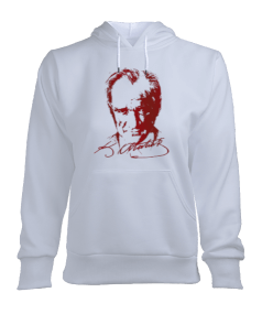 Atatürk SweetShirt Kadın Kapşonlu Hoodie Sweatshirt - Tisho