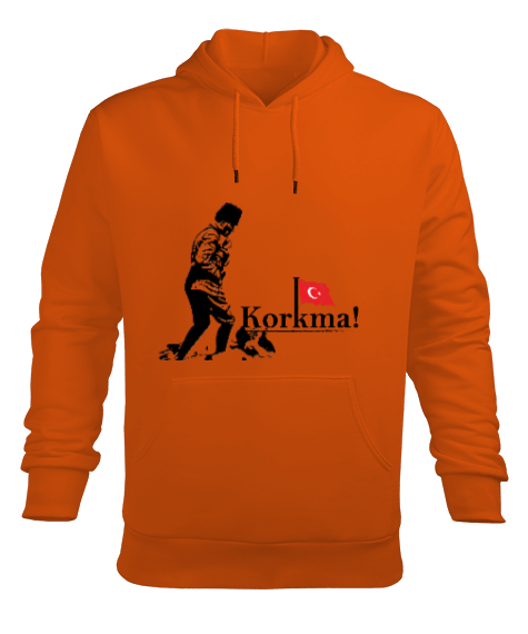 Atatürk Ve Türkiye Erkek Kapüşonlu Hoodie Sweatshirt - Tisho