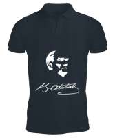 Atatürk,Türkiye. Füme Erkek Kısa Kol Polo Yaka - Tisho